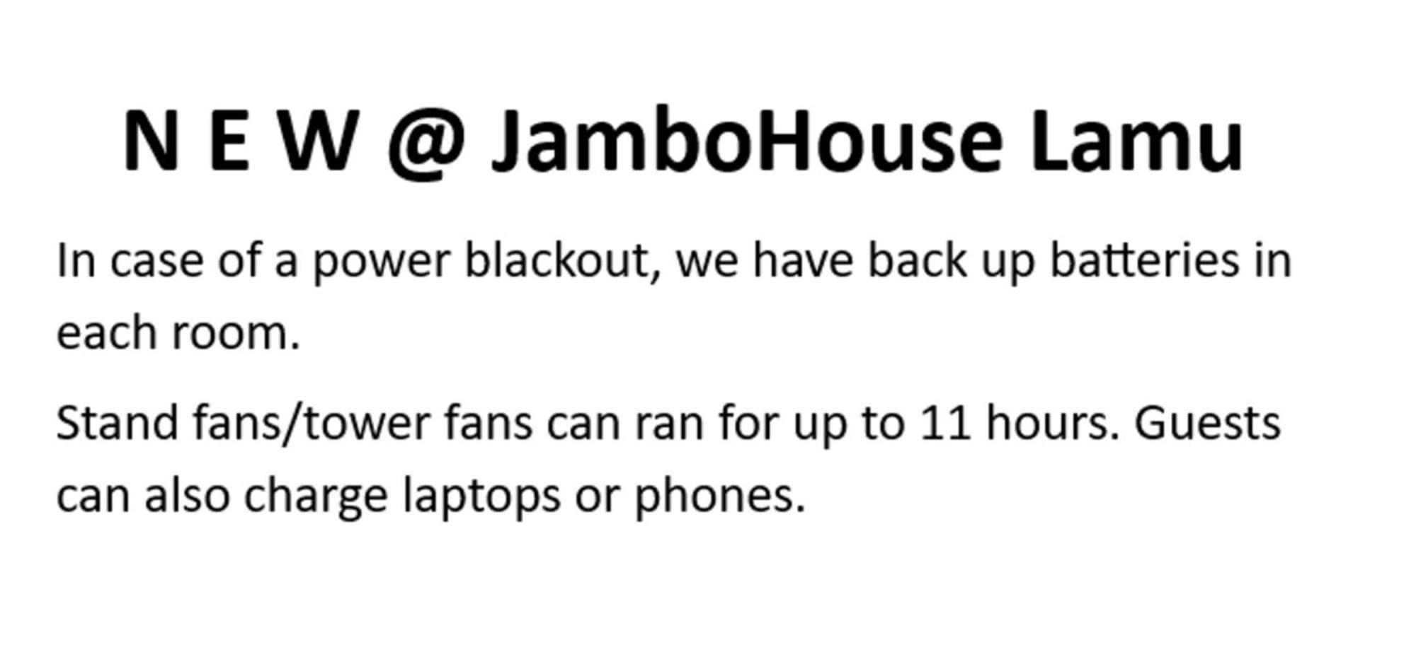 Jambohouse Lamu Bed & Breakfast Luaran gambar